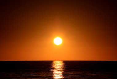 Sunset over Ocean, Australia clipart