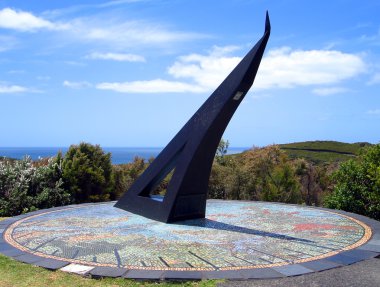 Mosaic Sundial, Russell, New Zealand clipart