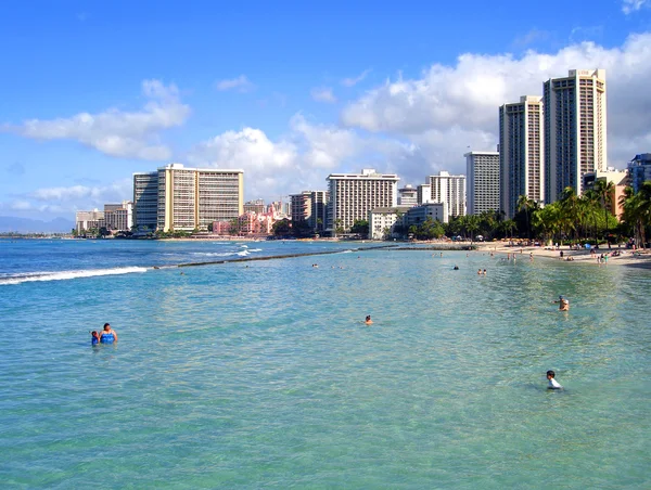 Waikiki Beach, Hawaii — Stock Photo, Image