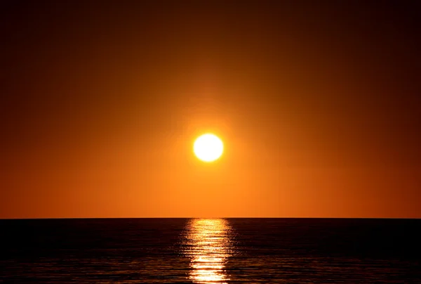 Pôr do sol sobre o oceano, Austrália — Fotografia de Stock