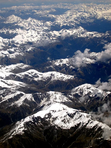 stock image Aerial view of Mountain Range