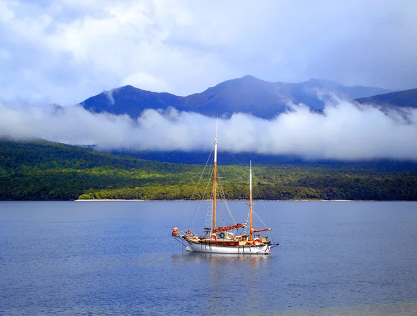 Båten segling, Nya Zeeland — Stockfoto