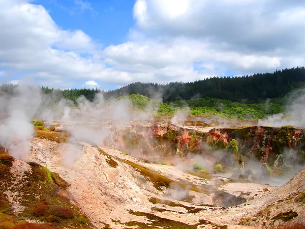 Геотермальна діяльності Karapiti, Нова Зеландія — стокове фото
