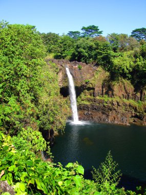 Rainbow Falls, Big Island, Hawaii clipart