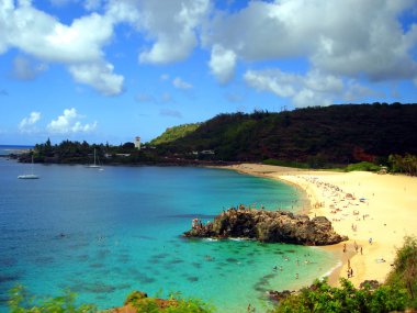 North Shore Beach, Oahu, Hawaii clipart