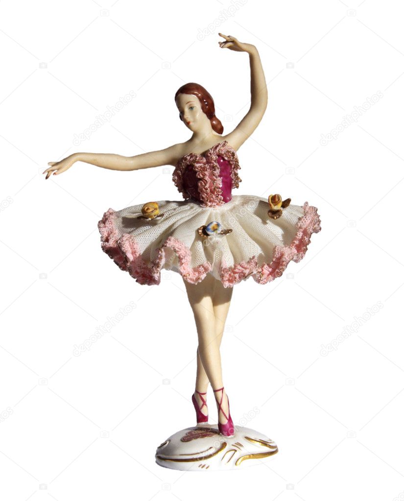 Diskurs Afdeling straf Antique Dresden Lace Porcelain Ballerina Stock Photo by ©cloudia 2366354