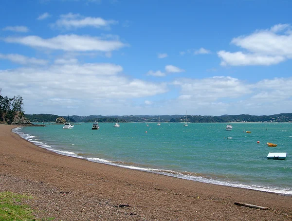 Primera línea de playa en Russell, Nueva Zelanda —  Fotos de Stock