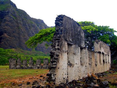 Ruined Building, Oahu, Hawaii