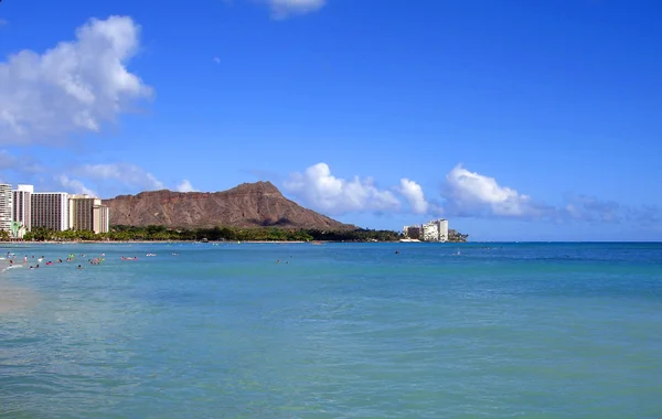 Krater Diamentowej Głowy, Oahu, Hawaje — Zdjęcie stockowe