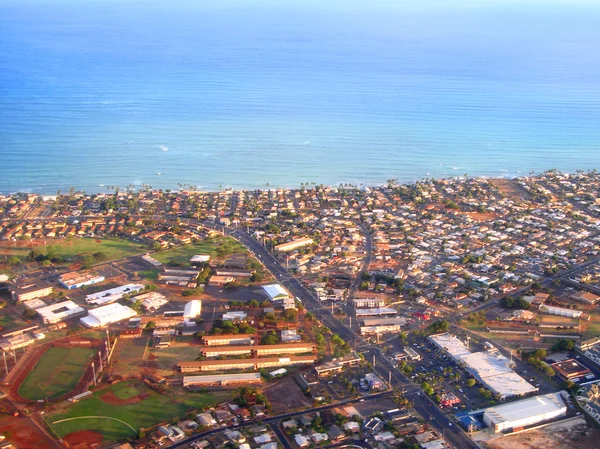 Vista aérea de Honolulu, Havaí — Fotografia de Stock