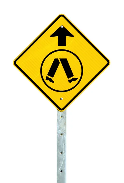 Znak přechodu pro chodce — Stock fotografie