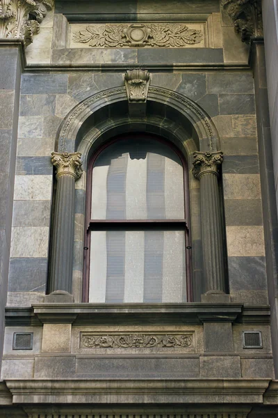 Heritage External Marble Window — Stock Photo, Image