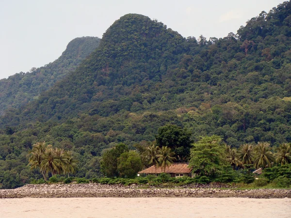 Coast Borneo landscape — Stock Photo, Image