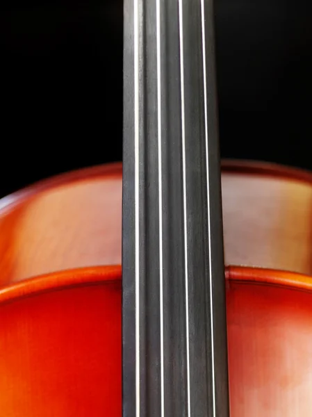 Primo piano per violoncello — Foto Stock