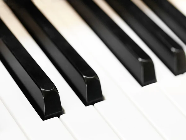 Фортепіано закрити — стокове фото