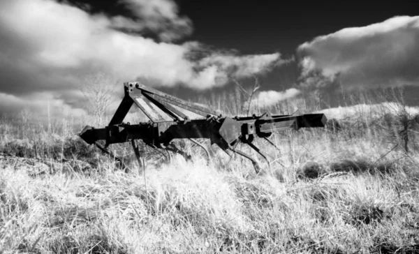 Infrared plough machine — Stock Photo, Image