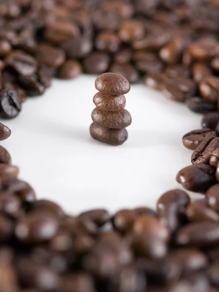 Coffee beans pile — Stock Photo, Image