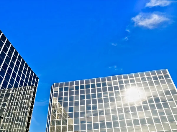 블루 사무실 건물 — 스톡 사진