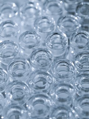 Chemisty glass vials clipart