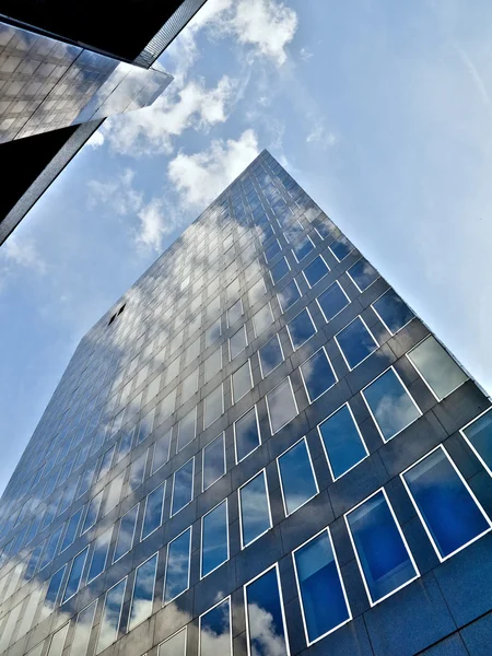 Blue office building — Stock Photo, Image