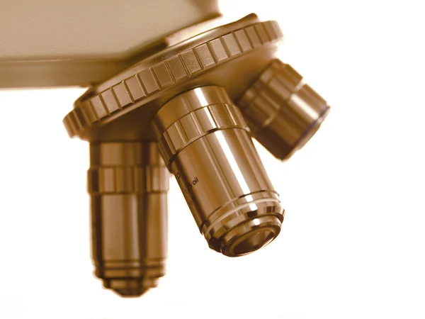 Macro microscópio óptico — Fotografia de Stock