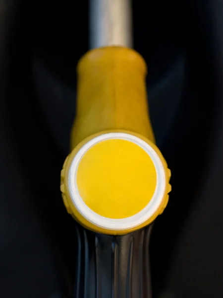 Pompe à essence jaune — Photo