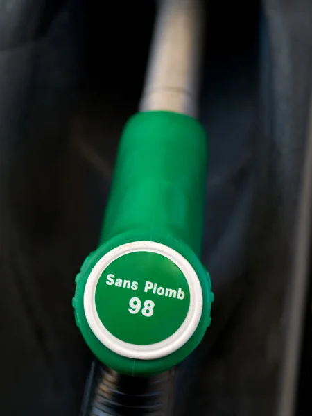 フランスの緑無鉛 98 ガスポンプ — ストック写真