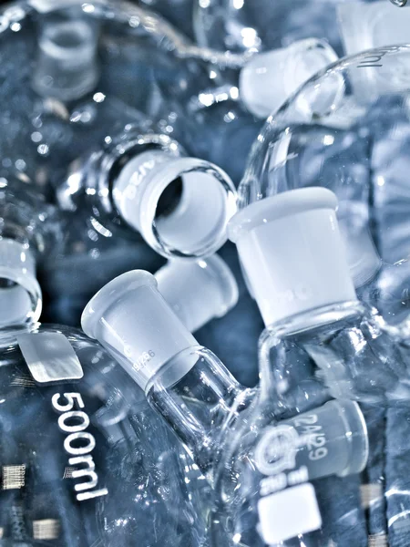 Chemistry glassware — Stock Photo, Image