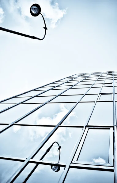 stock image Blue office building