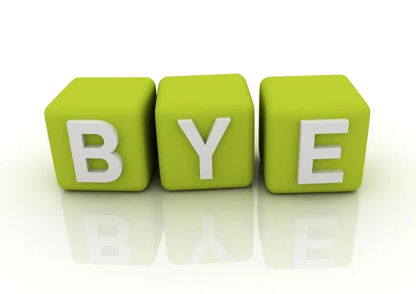Bye — Stockfoto