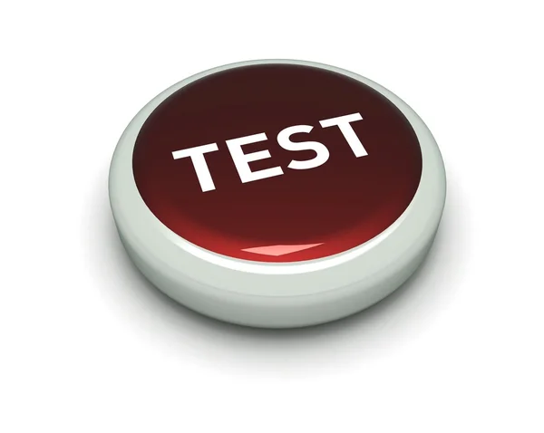 Test Button — Stock Photo, Image