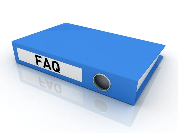 FAQ File — Stock Photo, Image