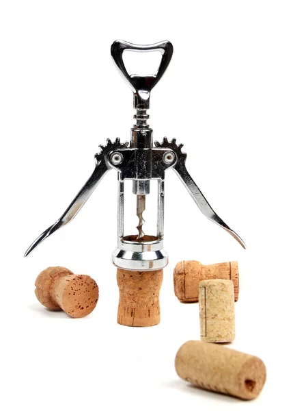 Stock image Corkscrew and stoppers