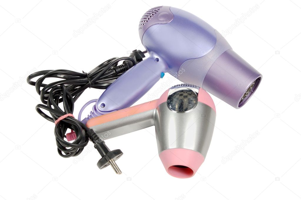 Two hair dryers