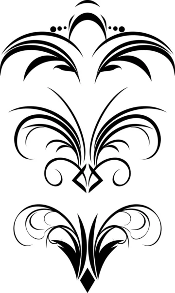 ゴシック様式装飾の断片 — ストックベクタ