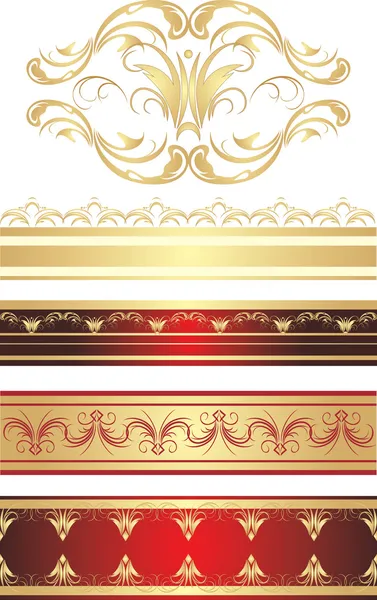 Gothic ornament. Pattern for frame — Stock Vector