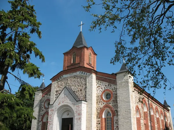 Лютеранская церковь Святого Иоанна Крестителя . — стоковое фото