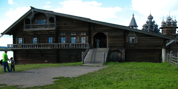 Kizhi Μουσείο αρχιτεκτονικής ξύλινα — Φωτογραφία Αρχείου
