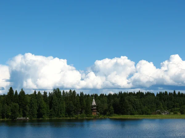 Onega-tó. szigetcsoport a kizhi — Stock Fotó