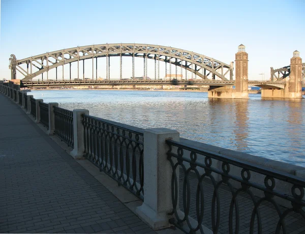 Puente Pedro el Grande. San Petersburgo —  Fotos de Stock