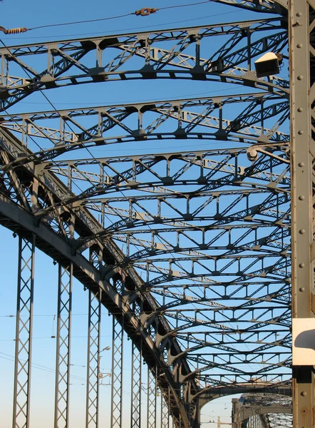 Γέφυρα Πέτρος ο Μέγας. Αγία Πετρούπολη — Φωτογραφία Αρχείου