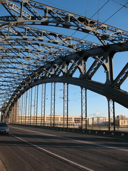 Most Piotra Wielkiego. Warszawa — Zdjęcie stockowe