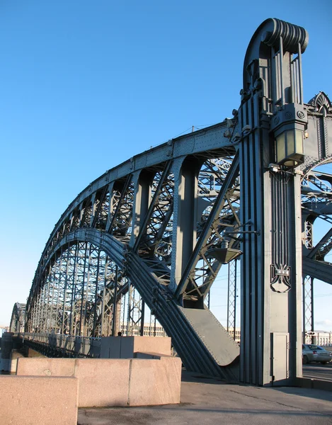 stock image Bridge Peter the Great. St.Petersburg