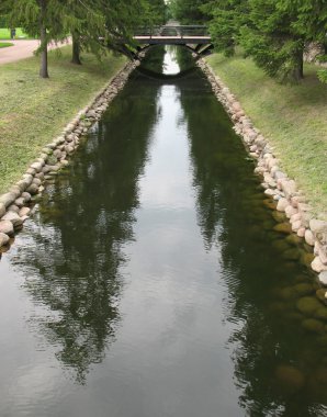 Kanal ve park Köprüsü.