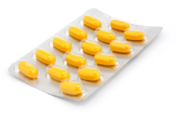 Comprimidos amarillos — Foto de Stock