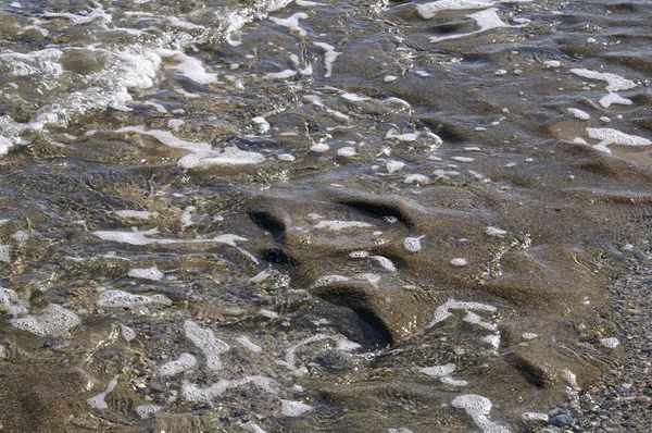 Taşlı deniz altındaki arka plan