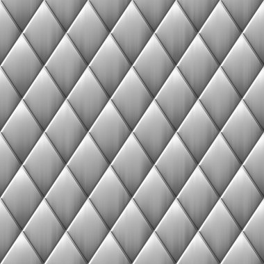 Brushed metal diamond squares clipart