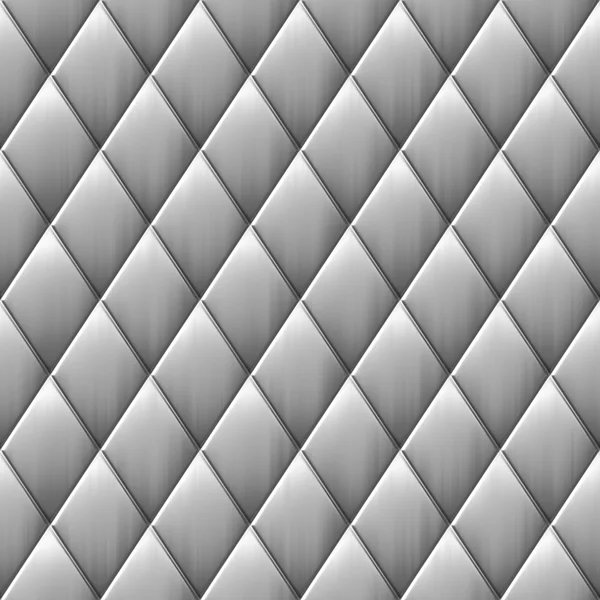 Kartáčovaného kovu diamant čtverce — Stock fotografie
