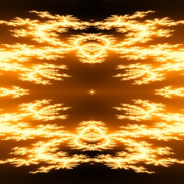 Fractal fire clipart