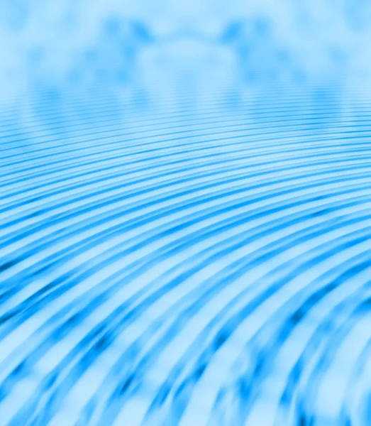 Modrá zakalená vlnky — Stock fotografie